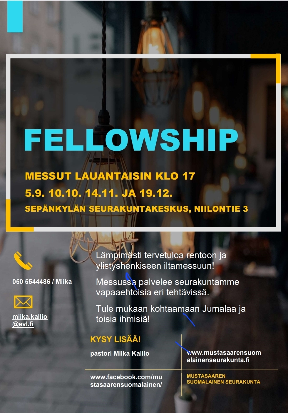 Fellowship-messut syksyllä 2026