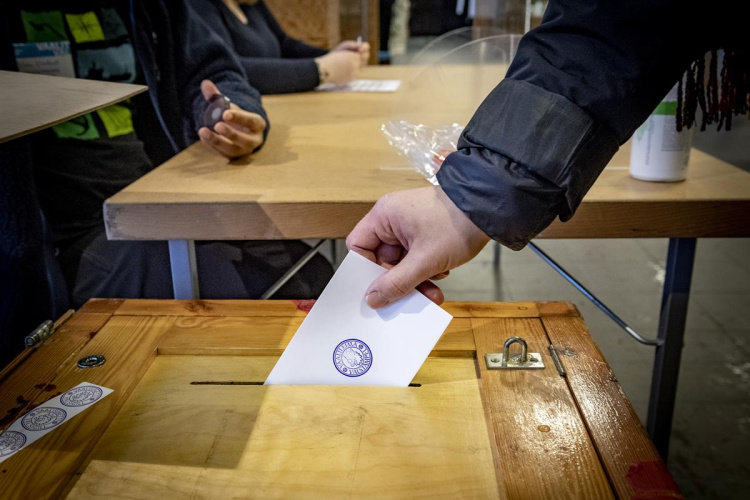 Kahvipiiri Äänestyslippu