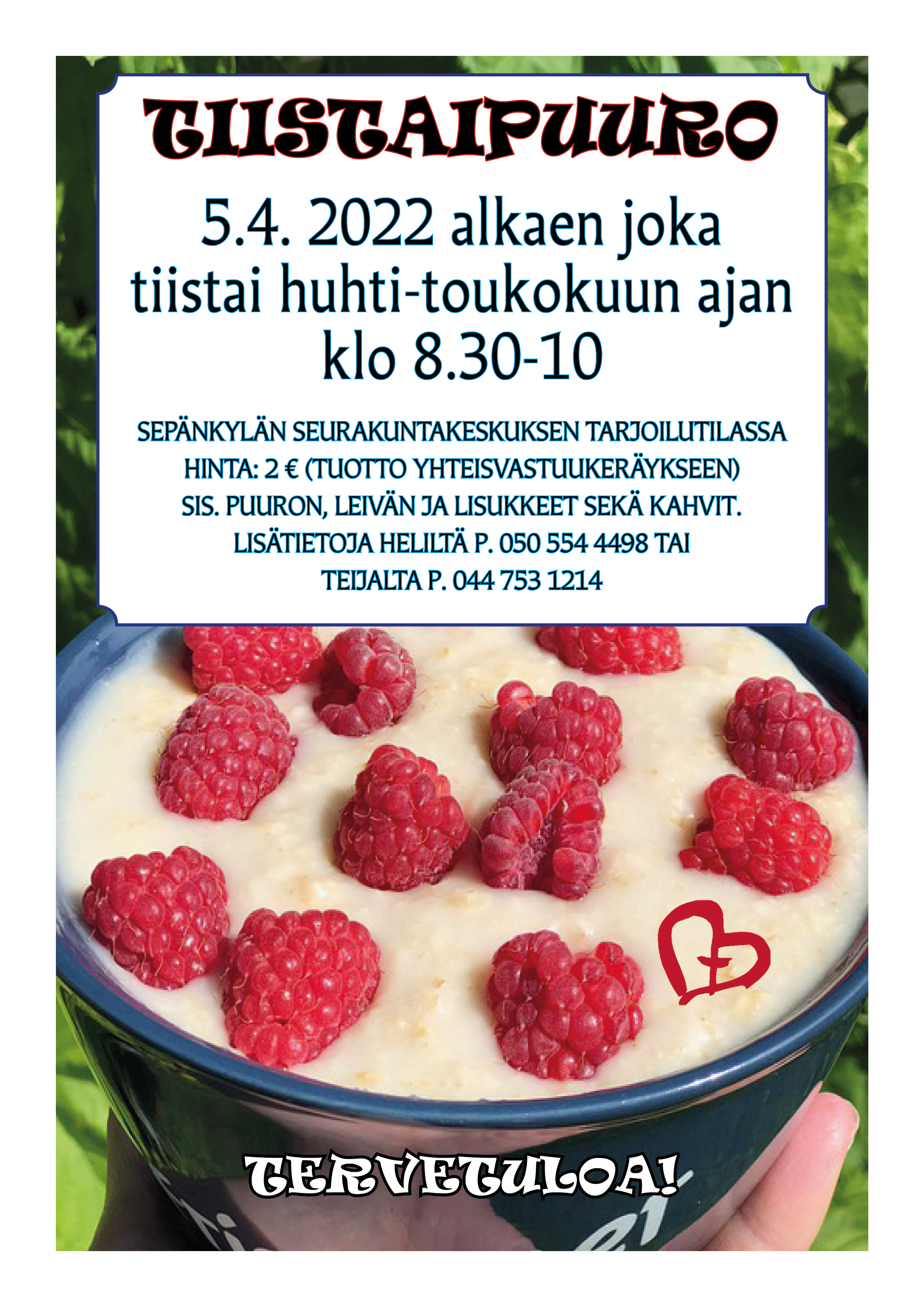 tiistaipuuromainos