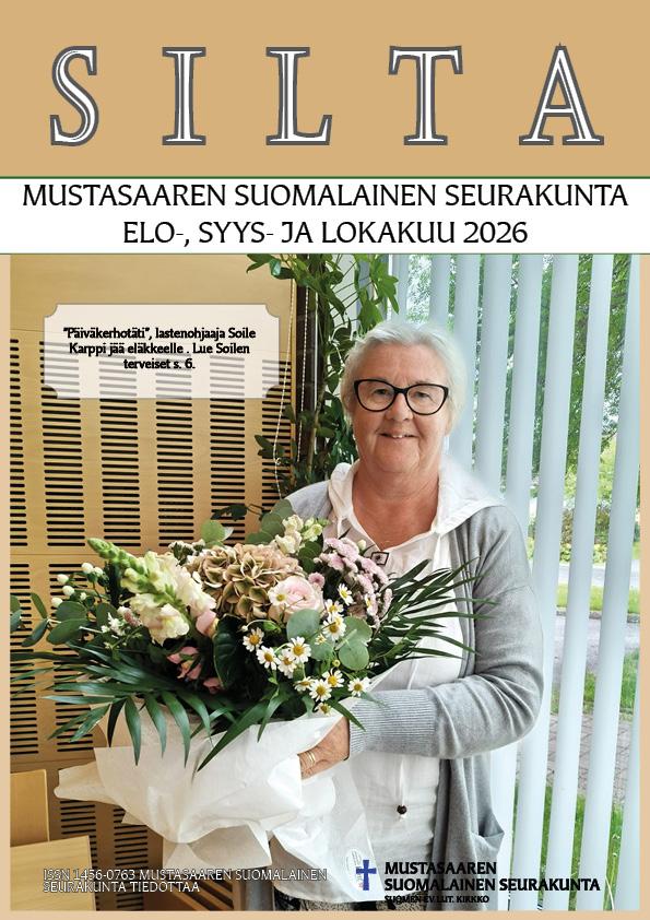 Mustasaaren suomalaisen seurakunnan SILTA-lehti nro 3/ 2026